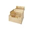 Rev-A-Shelf Maple Veneer, Light Brown, 20.5 in W, 18.23 in H, 22.25 in D, 22.25 in L, Light Brown 4CW2-24SC-1 - alternate 4